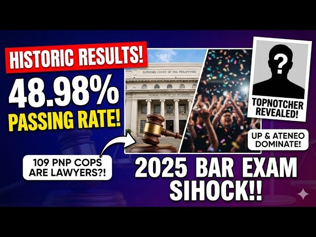 "KILALANIN: 109 na Pulis, Abogado na! 👮‍♂️⚖️ Bar Exam 2025 Results, Labas Na!"