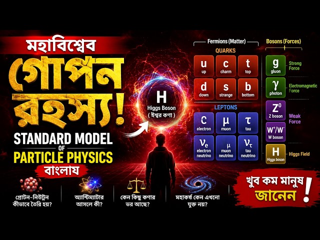 মহাবিশ্বের সব কিছুর ভেতরে কী আছে? Standard Model of Particle Physics ব্যাখ্যা  | SCI-30