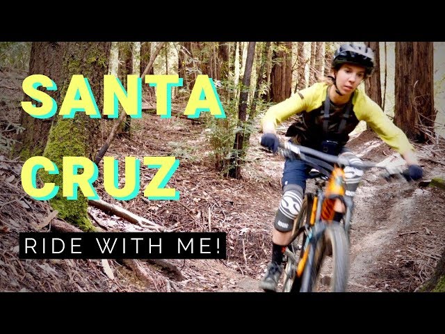 Mountain Biking the Soquel Demonstration Forest, Santa Cruz, California