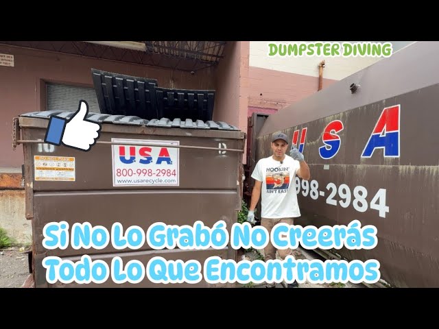 IF I DON'T RECORD IT, YOU WON'T BELIEVE EVERYTHING WE FOUND DUMPSTER DIVING ♻️ #dumpsterdiving #w...