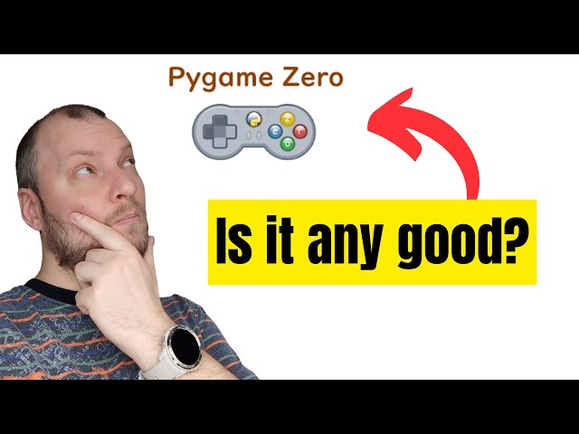 Is Pygame Zero good for writing games? | Professional programmer viewpoint