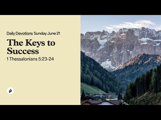 The Keys to Success – Daily Devotional