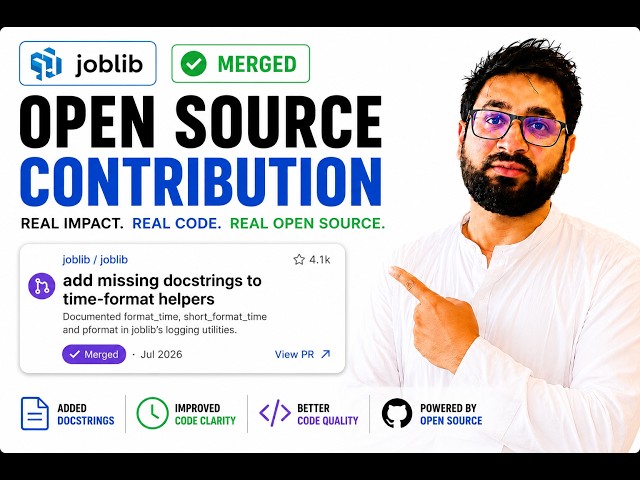 I Got My Open Source PR Merged into Joblib | Real GitHub Contribution Explained