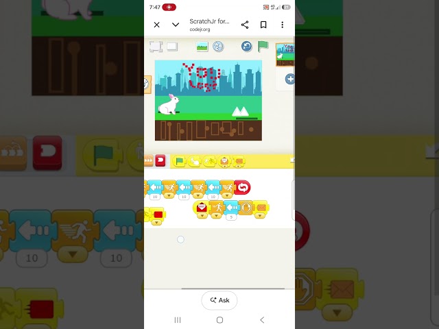 Tutorial How to make a platformer game in scratch jr