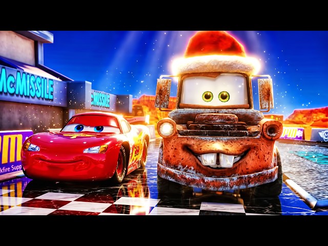 ¡PAÍS DE LAS MARAVILLAS INVERNAL! Jugabilidad de Winter Tow Mater (Cars: Fast as Lightning)