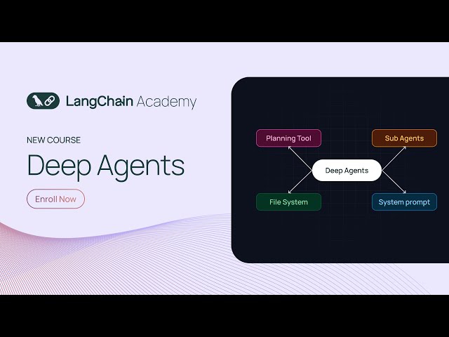 LangChain Academy New Course: Deep Agents