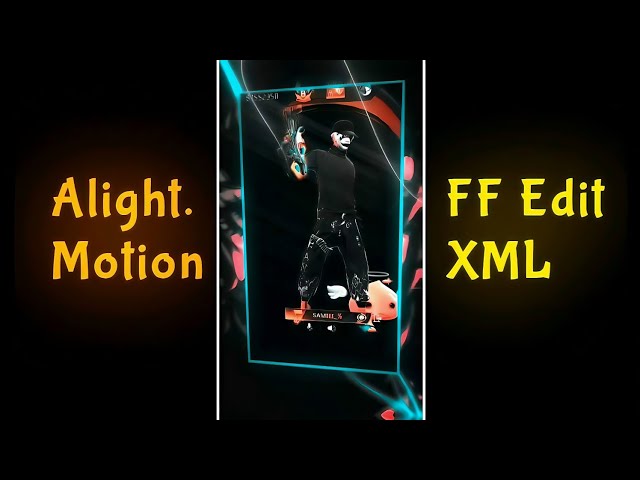  Alight Motion best XML 💥 free fire  edit video✏️Entienda - Phonk ⚡🔥 | Free Fire Attitude Status ⚡