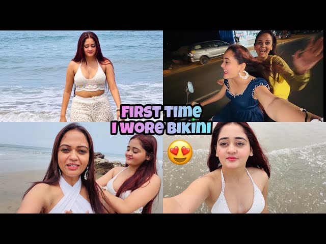 OMG! I wore Bikini for the 1st time in my life 😱 Bindass Kavya Adventure in Goa