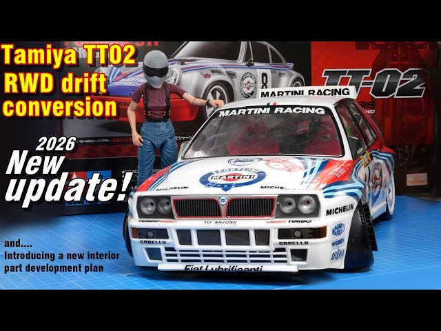 Tamiya TT02 RWD conversion with 3d printer-third update & introduction to interior parts(3차 업데이트)