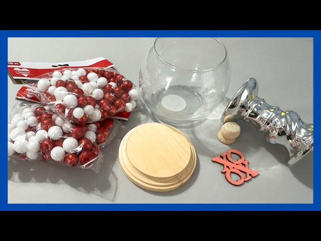Valentine Decor DIY || Valentine Centerpiece DIY || Just 1 Quick Craft 