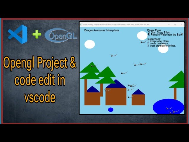 Computer Graphics OpenGL Mini Project || Computer Graphics using OpenGL and GLUT || Part-2