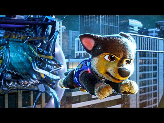 TODAS las MEJORES escenas con CHASE | Compilación de las películas de Paw Patrol ⚡ 4K
