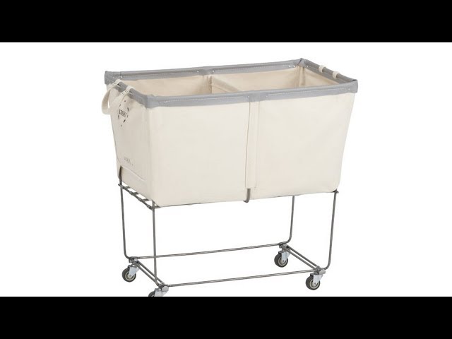 Home Decor - Modern Minimalist Laundry Cart On Wheels Design - Design Decor Ideas- Full House -