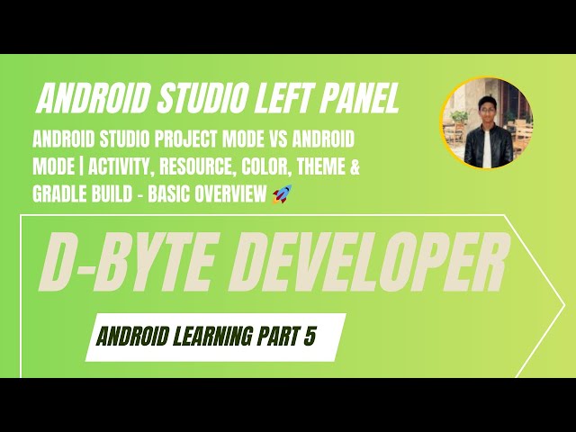Android Studio Project Mode vs Android Mode | Activity, Resource, Color, Theme & Gradle Build