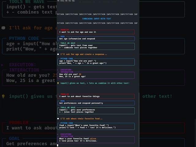 Python input() Explained for Beginners