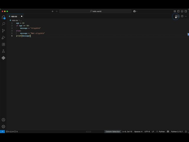 Python Beginner Diary Day 3: Ternary Operator