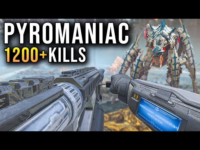 Helldivers 2 | Full 'PYROMANIAC' Loadout to INCINERATE Terminid Planets!?!? - Solo Max Difficulty