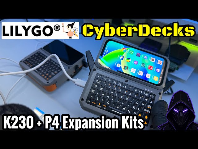 LILYGO Cyberdecks: T-Display P4 & K230 Keyboard Kits
