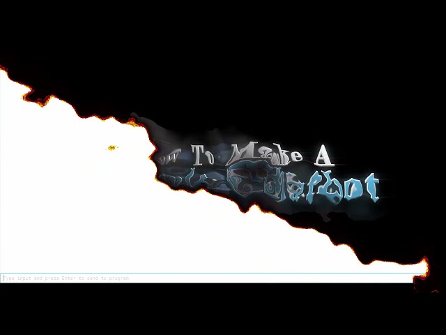 How to make a simple Chatbot (JAVA)!!