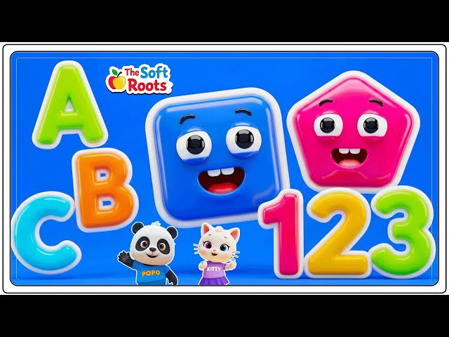Preschool Learning activities for 3 year olds at home | Learn ABC Phonics Shapes Numbers Colors 🌈