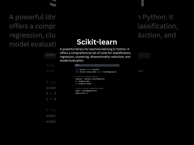 define scikit learn with example#tech #codingbat#coding #education#codeadventure#codelearning#coding