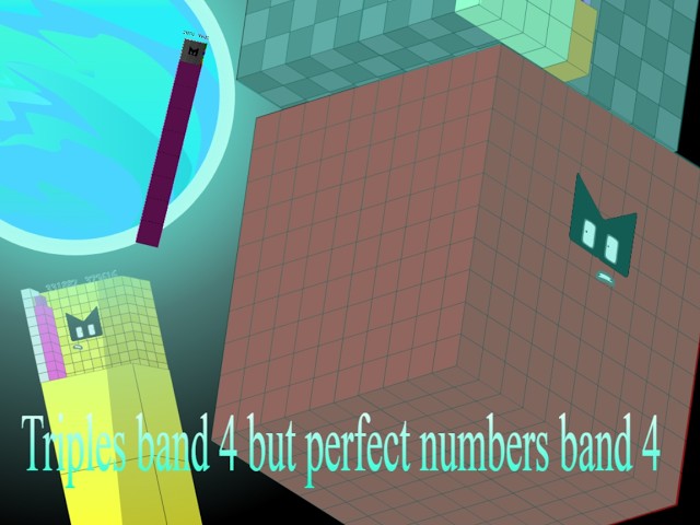 Triples band 4 but perfect numbers band 4