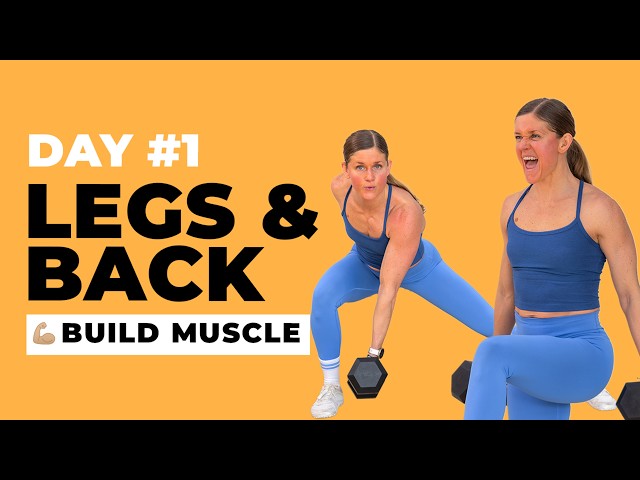 Summer Workout Challenge Day 1: 20-Minute Legs & Back Workout (Max 20)