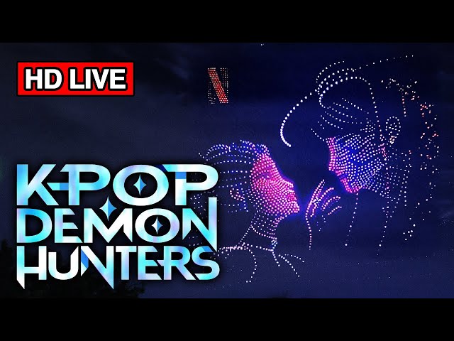 Live 🔴 Seoul 2026 K-POP Demon Hunters Drone Show, Happy New Year 2026 Countdown | Korea