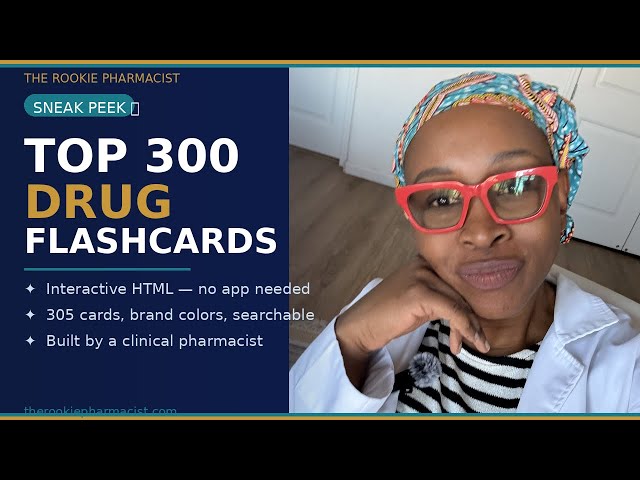 How to Memorize the Top 300 Drugs for NAPLEX (Without Information Overload!)