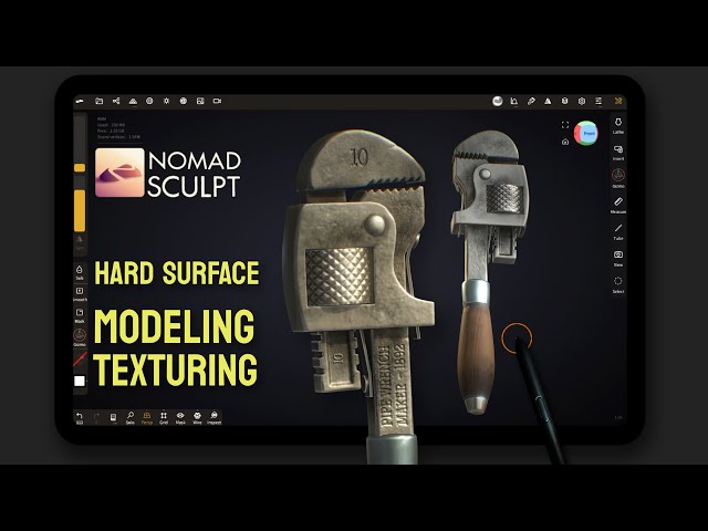 Hard Surface Tutorial Nomad Sculpt [Full Process explained]
