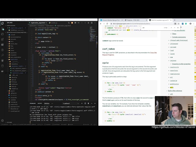 (live-code) Customizing Django form markup