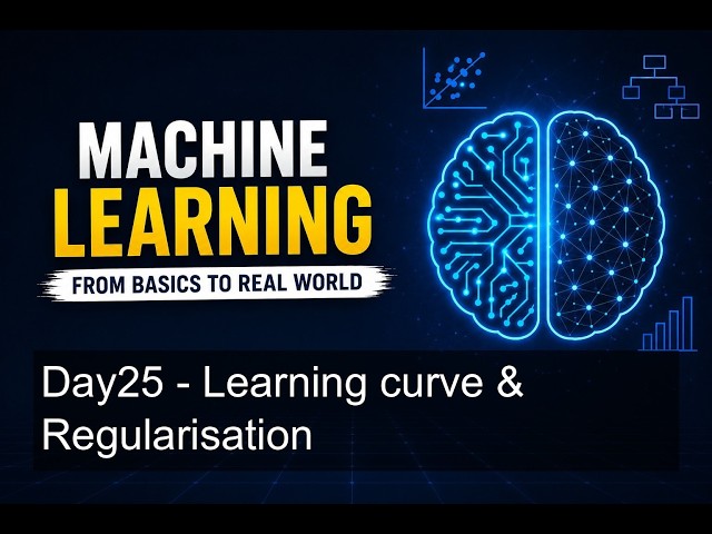 Day 25 - Learning curve & Regularization