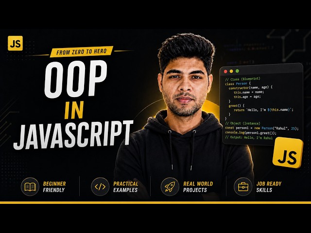 Object Oriented Programming (OOP) in JavaScript Explained | JavaScript Tutorial #40