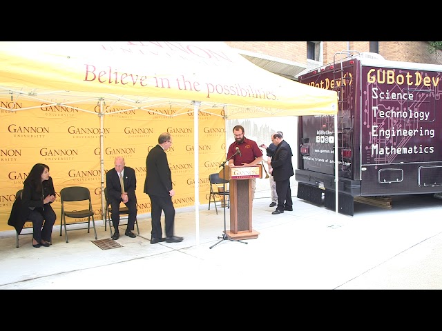GUBotDev Mobile Stem Lab Blessing and Ceremony