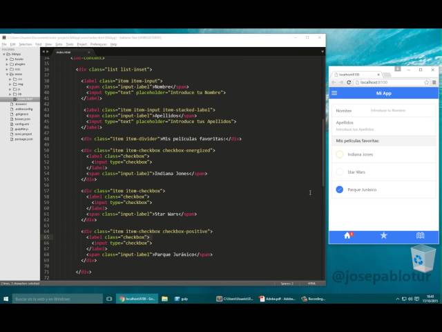 11 - Curso Ionic - Formularios 2: TextArea, CheckBox, RadioButton, Toggle