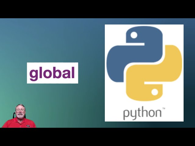 Python keyword video reference: GLOBAL