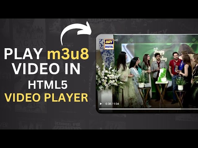 How to play m3u8 file in html video player using JavaScript