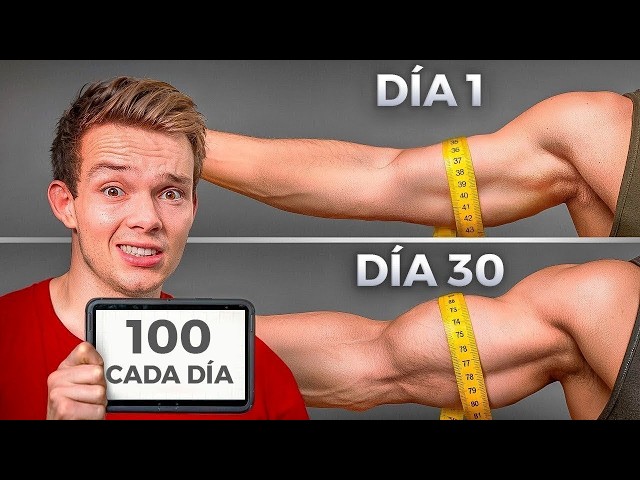 Hicimos curls de biceps TODOS los días durante 30 días y esto pasó
