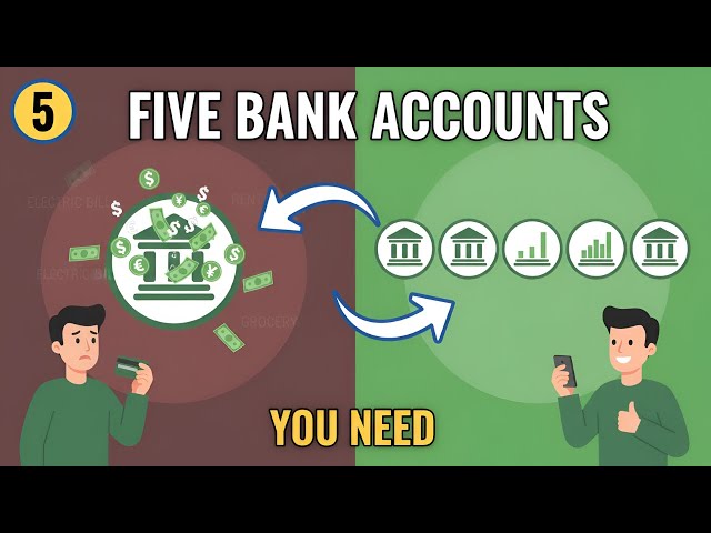 5 Bank Accounts You Need to Control Your Money and Build Wealth
