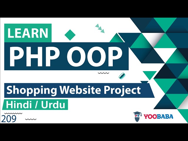 PHP E-commerce Shopping Website Project Tutorial in Hindi / Urdu