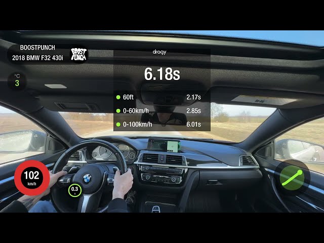 BMW F32 430i 2.0Ti AT RWD 2018 STOCK. 0-100 ACCELERATION 