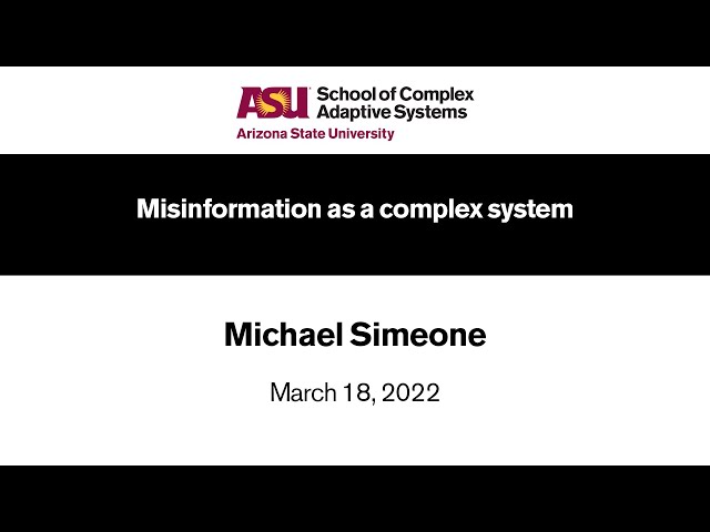 Making Sense of Complexity - Michael Simeone