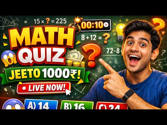 Live QUICK math Stream