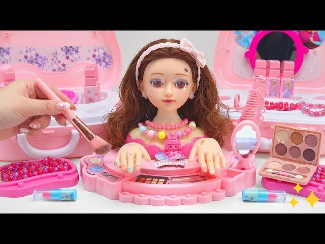 Ultimate Makeup Toys Playset, Satisfying Unboxing Barbie Princess Make Up Review | Tin Toys ASMR