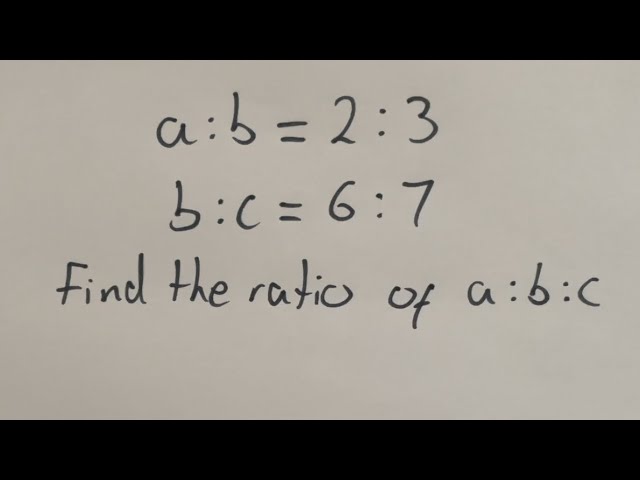 Combining Ratios | GCSE Maths