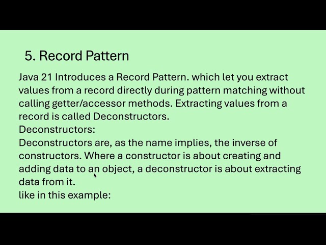 Java 21 5 RecordPattern