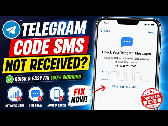 Telegram Verification Code Not Received? Fix Telegram SMS Code Not Sending in 2026