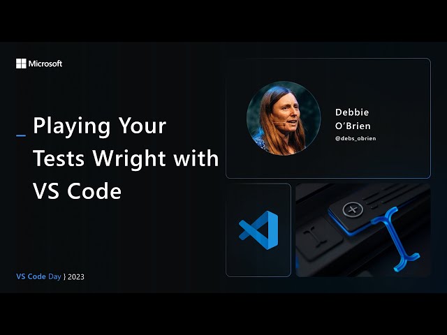Playing Your Tests Wright with VS Code