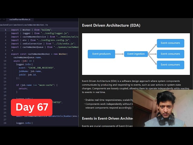 🔴 Day 67 of Learning Advance Backend And System Design (Live Coding)
