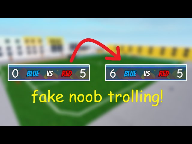 Fake Noob Trolling at 1v1 Episode 2!  | TPS: Street Soccer (Roblox)